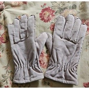 MENS Vintage Tan Suede Thinsulate Gloves WPL 8931 Sz Medium